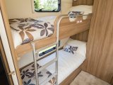 That's right, the five-berth 2016 Bailey Pegasus Palermo has fixed bunk beds