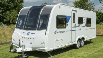 There's a Polar White exterior for the 2016 Pegasus range, the new Palermo the only twin-axle offered – it has a 187kg payload