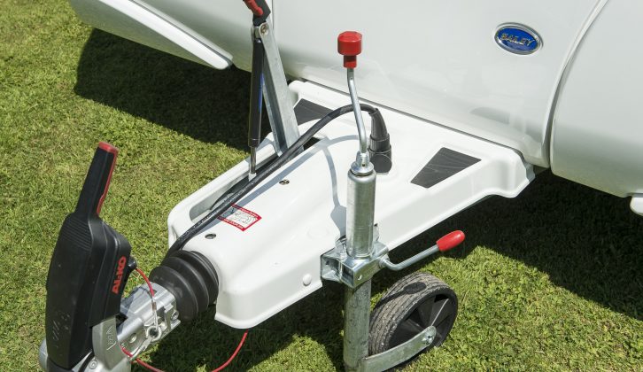 A decision has been taken at Bailey Caravans to fit an AKS hitch stabiliser and pre-wiring for a mover as standard, but not ATC