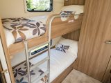 It is good to see that each of the 1.78 x 0.58m fixed bunks in the Bailey Pegasus Palermo has a reading light and a window