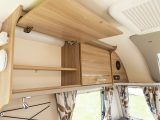 With lots of overhead lockers, there's a good amount of storage space in the 2016 Bailey Pegasus Palermo