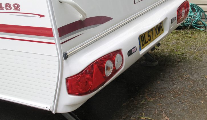 Low mouldings, as on this 2000s Elddis, cost little to replace, but new full-height, one-piece end panels are four figures