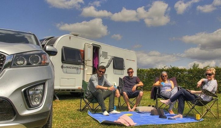 Relaxed evenings pitchside, enjoying the comforts of the Bailey Unicorn Cadiz, underlined the benefits of taking the van