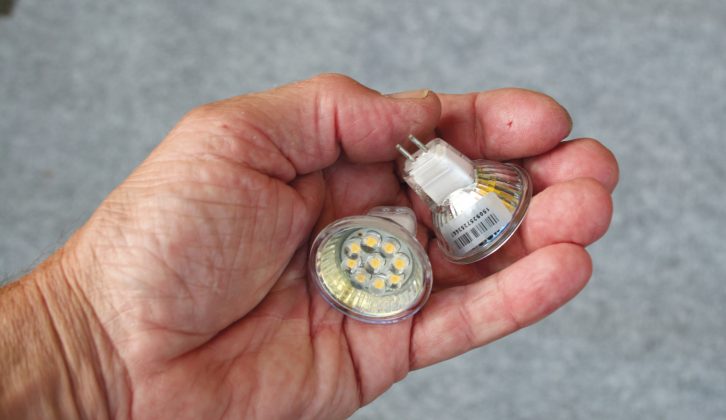 There are LED products made to fit into reading lamps using connection sockets made for halogen bulbs – our expert John Wickersham explains more
