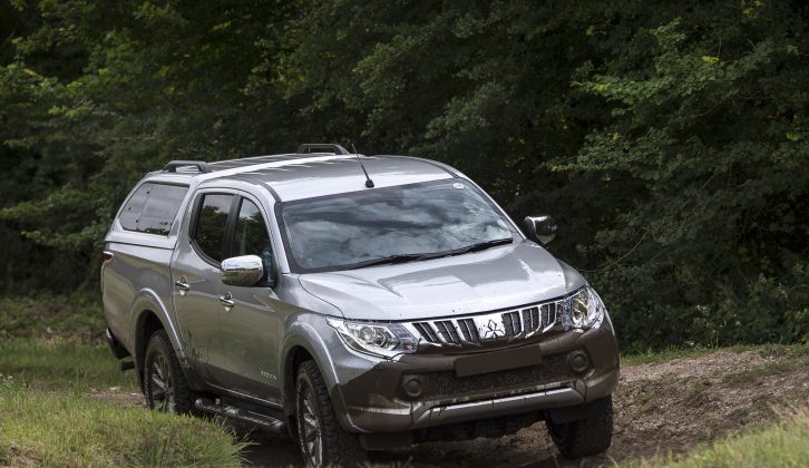 Of course, the Mitsubishi L200 also has formidable off-road ability – useful if you enjoy caravan holidays all year round