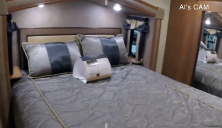 Practical Caravan visits an RV show, to find out if huge caravans boast huge beds in the USA