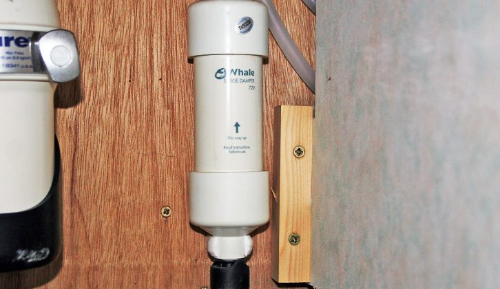 Surge dampers prevent irregular pulsing of water from the tap