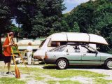 1995: Gary and his family spent six weeks messing about in a Mirror dinghy on Lake Windermere