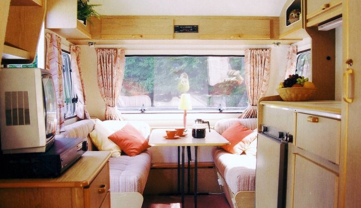 1988: Gary’s family enjoyed the luxury of the Sprite with its bright and breezy interior