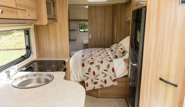 There's a roomy and airy feel throughout the four-berth Bailey Pegasus Brindisi