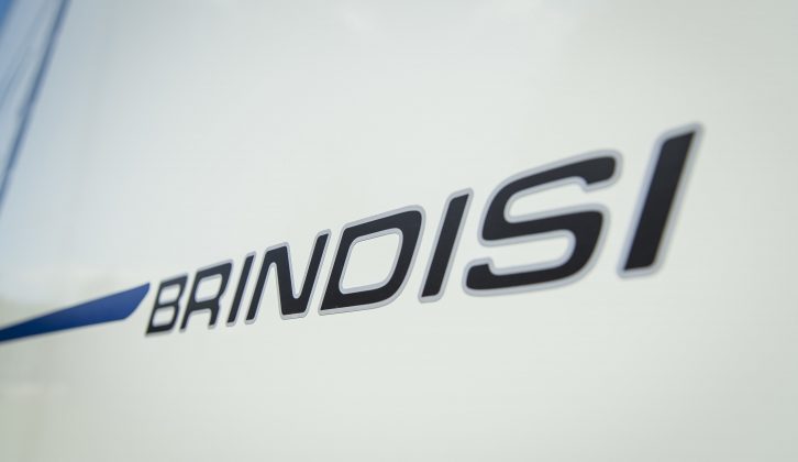 Brindisi is a new name for the mid-market Pegasus range by Bailey Caravans