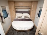 The impressive master suite has a 1.90m x 1.35m island bed that can retract by 400mm to ease access in the day