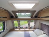 A panoramic sunroof and rooflight let you stargaze as you drift off in the Pastiche 470