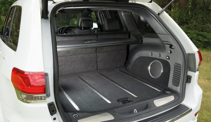For such a large car, the boot of the Jeep Grand Cherokee is quite compact