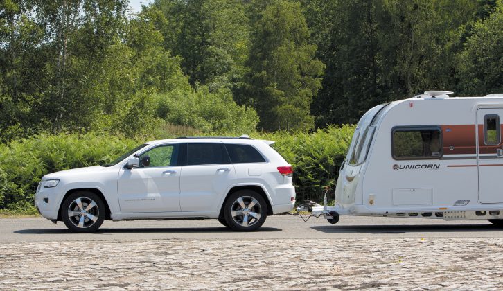 The Jeep Grand Cherokee has a colossal 2328kg kerbweight, giving an 85% match figure of 1979kg