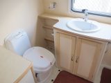 This 2005 Avondale Argente's rear washroom/dressing room set a trend in caravan layouts