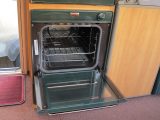 20 years ago large, domestic-style cookers became popular for UK caravans, like this 2000 Swift