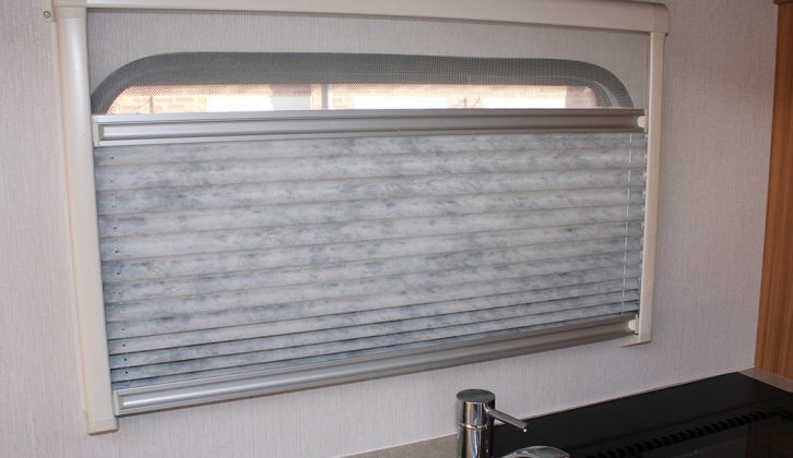 The Seitz pleated combined blind/flyscreen is also known as a concertina blind