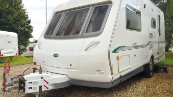 The Bessacarr bodyshell got a facelift in 2005 and there are external gas and mains points