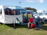 At the first sign of a DIY job at home Richard Miles heads off in the caravan