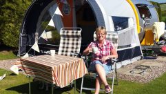 Michelle Caie says that real caravanners wear Craghoppers and Crocs!