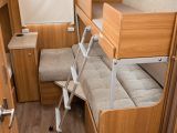 This five-berth has a set of bunk beds in the rear of the van