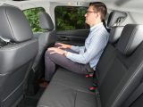 Most rear-seat passengers will be OK for legroom, but tall ones may feel their heads rubbing against the ceiling in the S-Cross