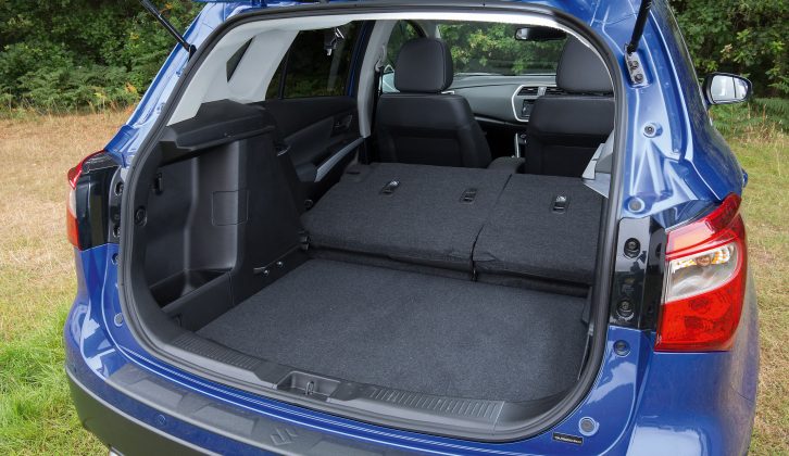 A slight floor slope is created with the seats folded, but you get a 160cm-deep boot and an 875-litre capacity