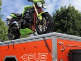 Opus Campers will launch an innovative folding camper that also carries motorbikes!
