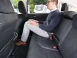 Dual-zone climate control, ample leg and headroom, and a flat footwell make things comfy for passengers in the rear seat