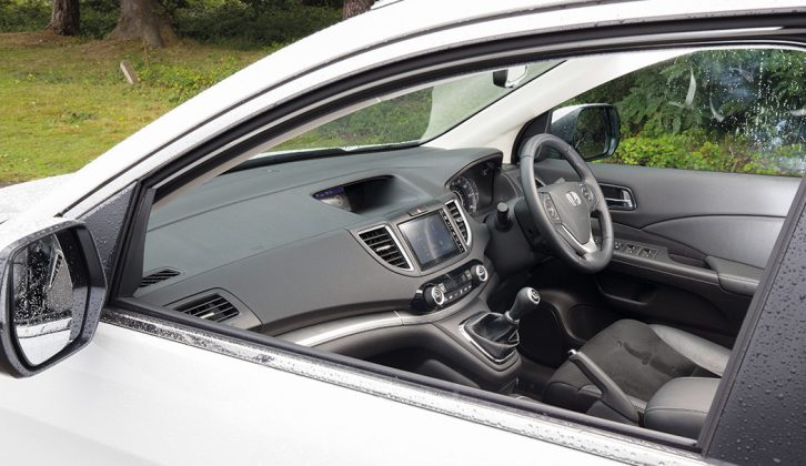 The clear screen supports both the sat-nav and the rear-view camera