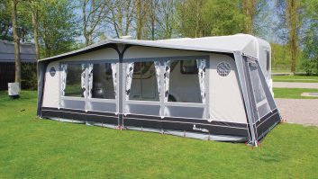 The Isabella Ambassador Seed awning looks great and gives loads of extra space