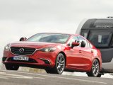 The 2.0-litre, naturally aspirated engine in this Mazda 6 bucks the turbo trend, but it's a good tow car