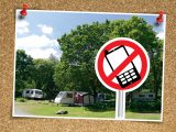 Have you ever been disturbed by other people's phone calls on your caravan holidays?