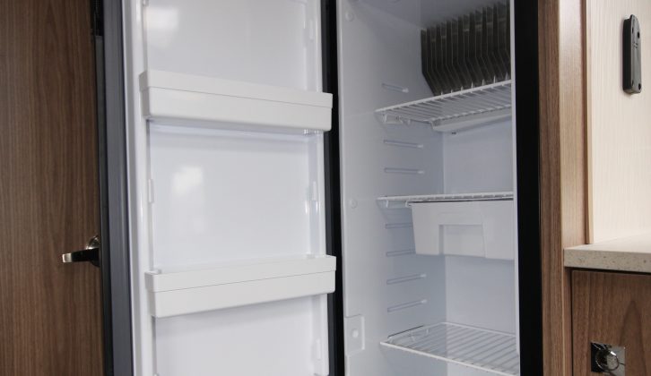 There's plenty of space for your chilled goods in the 650's fridge/freezer