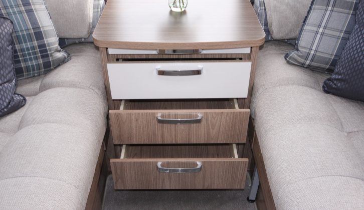 These smart drawers are sure to prove handy on your caravan holidays