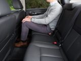 A six-foot-tall passenger gets enough legroom behind an equally tall driver, while three can sit abreast comfortably