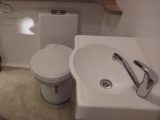 Be surprised by the space in the Modena's washroom – watch the Practical Caravan review on The Caravan Channel