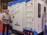 Practical Caravan's Alastair Clements was intrigued by the Knaus Sport & Fun, spotted at the NEC show