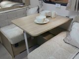 This Coachman Pastiche 470 has a good-sized side dinette and costs less than £20,000
