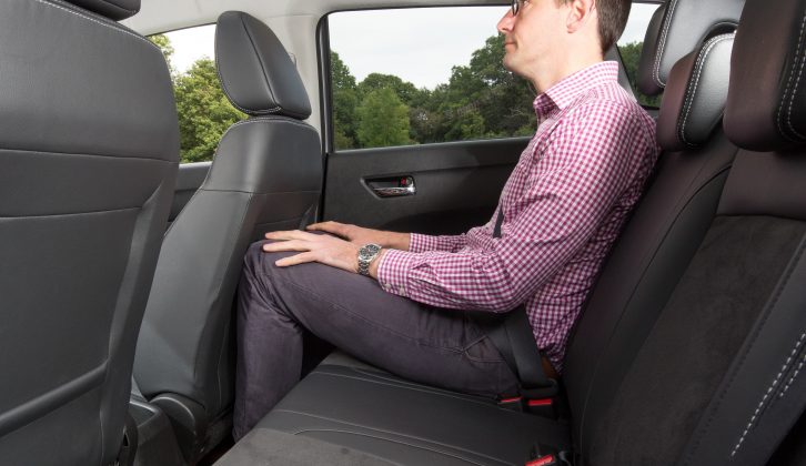 Headroom is tight for 6ft-tall rear passengers and legroom is not spacious in the Suzuki Vitara