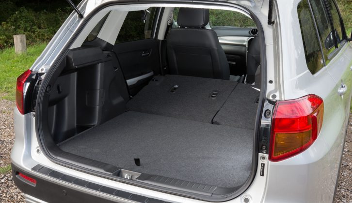 Fold the rear seats flat to reveal a 153cm-deep load space with a useful 1160-litre capacity