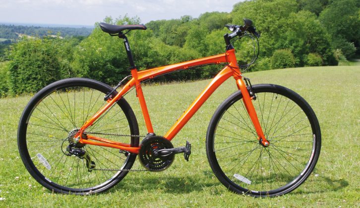 We test eight hybrid bicycles to see which are best for caravan holidays