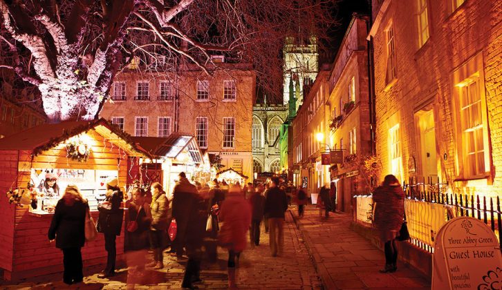 We select great campsites for your Somerset, Avon and Wiltshire breaks, including the Bath Christmas Market