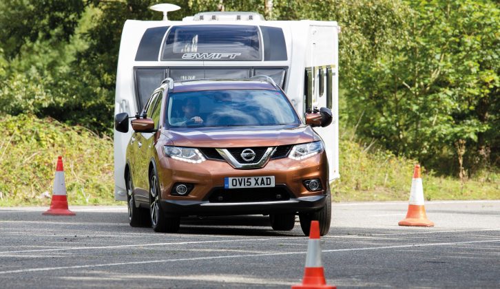 We put the Nissan X-Trail through its paces on the tow car test track