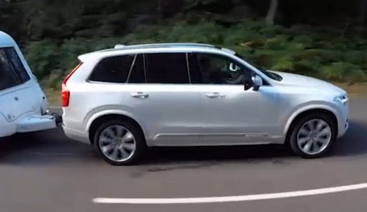 Don't miss Practical Caravan's new Volvo XC90 4 tow car test on TV