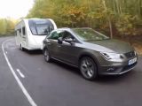 Watch our Seat Leon X-Perience tow car review and compare it to the six other cars on test