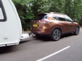 The Nissan X-Trail has just a 1.6-litre engine, yet it punched above its weight in our tow car test