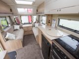 Light wood and a new sunroof make the Elddis Avanté 554 bright and welcoming