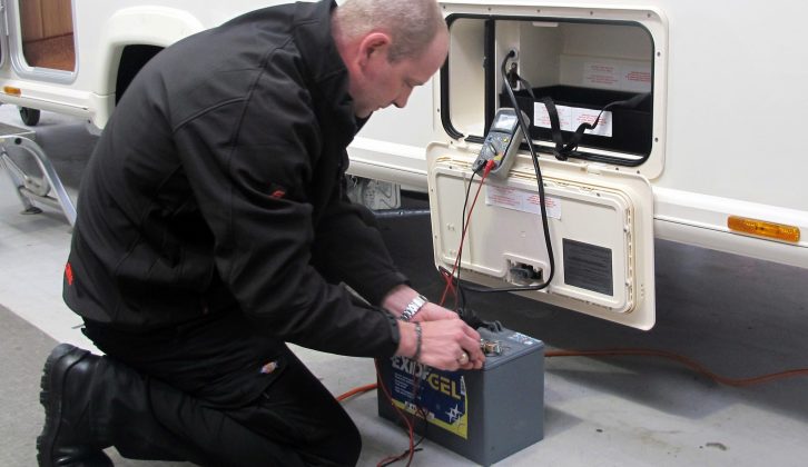 If you remove your battery from the caravan, keep it in a dry, warm and safe place with good ventilation to disperse explosive gas